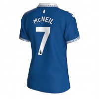 Everton Dwight McNeil #7 Hjemmedrakt Dame 2023-24 Kortermet